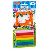 BONDIBON Пластилин 6 цветов с формочкой (ВВ1809)